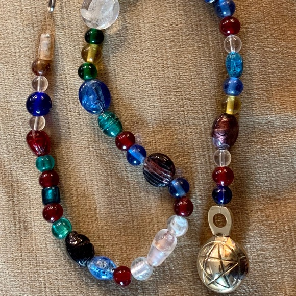 Pentagram Chakra Mystic Sun Catcher Beaded Strand - Picture 8 of 9